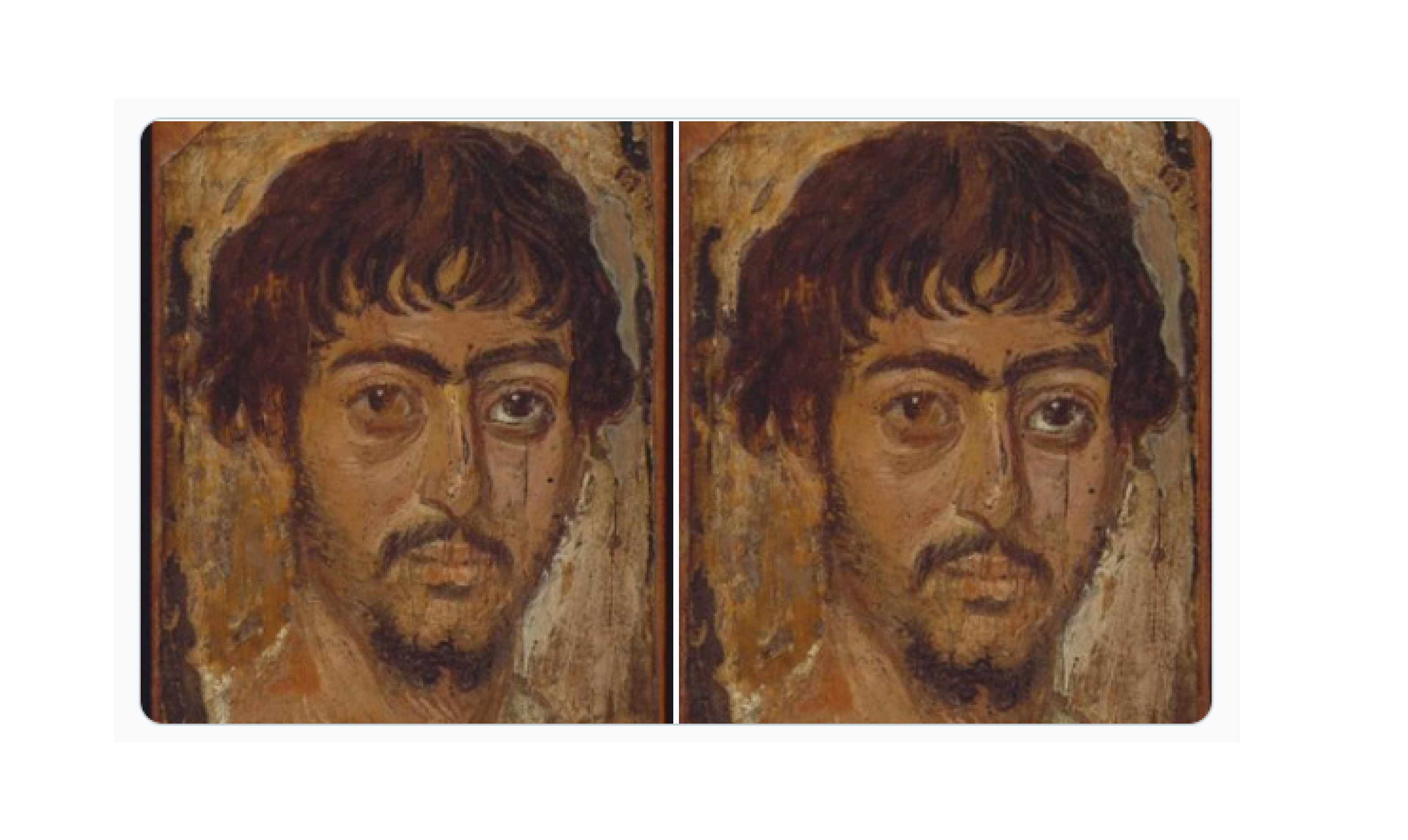 「阿部寛ｗｗｗ」イギリスの考古学者がTwitterにアップしたミイラ肖像画、日本でバズる