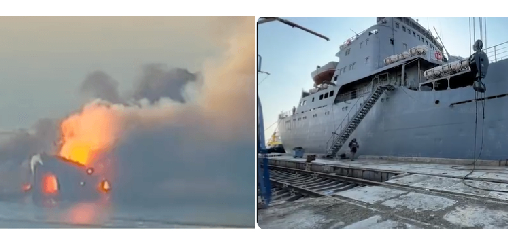 冗談か？？ロシア軍艦の停泊位置と装備をロシアのTVが報道　ウクライナ軍に破壊される 「そうなるわな」の声